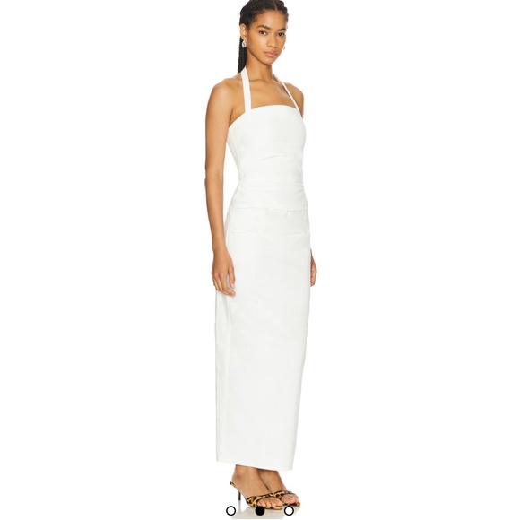 NWT Lioness 1999 MAXI DRESS | with halter in Ivory Size Large - Picture 1 of 15